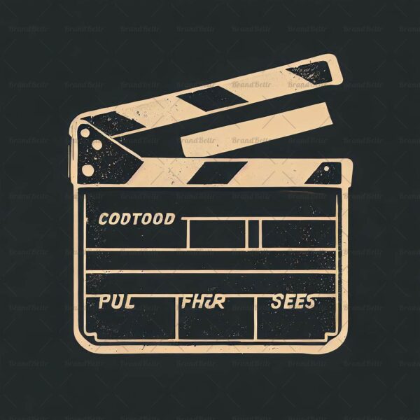 Klappern von Filmklappen im Vintage